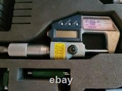 Mitutoyo digital micrometer set