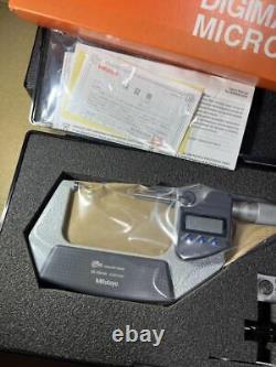 Mitutoyo digital micrometer set of 3 Japan