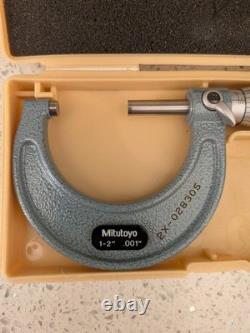 Mitutoyo outside micrometer 103-178 1-2 inches