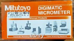 Mitutoyu Digital Micrometer Mitutoyo 395-711-30 Digimatic Tube Micrometer, 0-25m