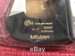 NEW MITUTOYO 0-1 Quantumike DIGITAL IP65 Outside Micrometer. 00005 Grad