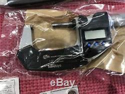 NEW MITUTOYO 0-4 Digital COOLANT PROOF IP65 Outside Micrometer. 00005 (P221)
