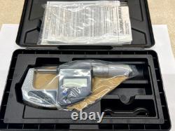 NEW MITUTOYO 293-832 0-1 DIGIMATIC MICROMETER, FRICTION THIMBLE WithCASE