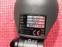 NEW MITUTOYO DIGITAL BORE GAGE INSIDE MICROMETER 1.8 To 4 in 511-521-CG-D4