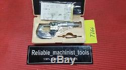 NEW MITUTOYO SPHERICAL MICROMETER DIGIT COUNTER 0-1 tube thickness od (T164)