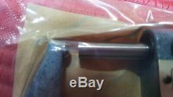 NEW MITUTOYO SPHERICAL MICROMETER DIGIT COUNTER 0-1 tube thickness od (T164)