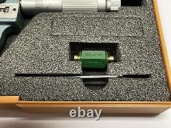 NEW Mitutoyo 1-2 Rolling Digital Outside Micrometer No. 193-212 0.0001 Res