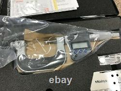 NEW Mitutoyo 326-352-30 1 to 2 SAE & Metric Digital Screw Thread Micrometer