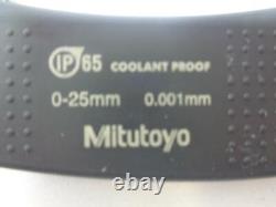 NEW Mitutoyo 342-251-30 Digimatic Point Micrometer 0-25mm R17T1