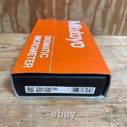 NEW Mitutoyo Digimatic Micrometer MDC-25MX 293-230-30 0-25 mm SPC Japan