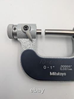 NEW-Mitutoyo Digital Screw Thread Micrometer 326-711-30 Inch/Metric, 0-25mm/0-1