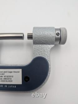 NEW-Mitutoyo Digital Screw Thread Micrometer 326-711-30 Inch/Metric, 0-25mm/0-1