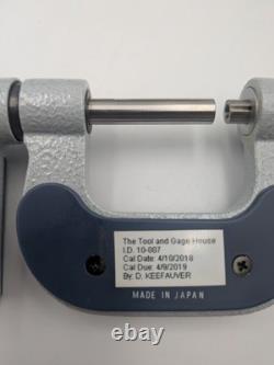 NEW-Mitutoyo Digital Screw Thread Micrometer 326-711-30 Inch/Metric, 0-25mm/0-1