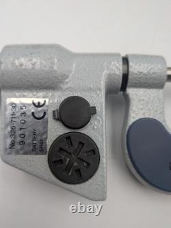 NEW-Mitutoyo Digital Screw Thread Micrometer 326-711-30 Inch/Metric, 0-25mm/0-1