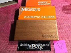 NEW SET OF Digital Mitutoyo 6in Caliper And 0-1 In Outside Micrometer Ip65(9P)
