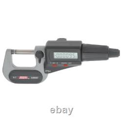 NEW SPI IP54 Digital Electronic Outside Micrometer 0-1 Max, Carbide-Tipped Face