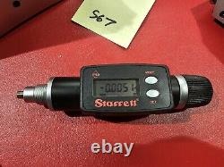 NEW STARRETT DIGITAL INTRIMIK BORE GAGE MICROMETER 4 to 8 in mitutoyo spi B. S