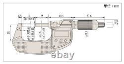 NEW from JAPAN Mitutoyo Digital Micrometer QuantuMike MDE25MX (293-140-30)