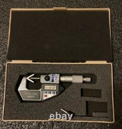 NICE Mitutoyo Micrometer V ANVIL Digimatic 314-711 VM3.6 DM. 05.6 withAccsrs