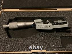 NICE Mitutoyo Micrometer V ANVIL Digimatic 314-711 VM3.6 DM. 05.6 withAccsrs