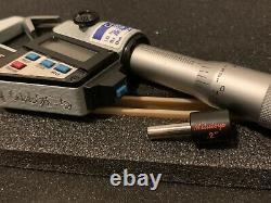 NICE Mitutoyo Micrometer V ANVIL Digimatic 314-711 VM3.6 DM. 05.6 withAccsrs