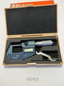 NOS Mitutoyo 293-765-30 Digimatic Micrometer, 0-1/0-25mm Range. 00005/0.001mm