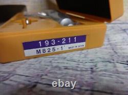 New In Box Mitutoyo 193-211 0-1 Mechanical Micrometer Machinist Tool M825-1
