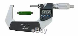 New, Mitutoyo 293-346-30, 2-3/50-76mm, Digital Micrometer, IP65 Ratchet Thimble
