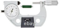 New Mitutoyo 2-3 0.00005 Dial Indicator Go / No-Go Micrometer Snap Meter Gage