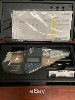 New Mitutoyo Digimatic Digital Micrometer Ip65 0-1 293-344-30.00005 WithCerts