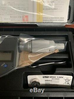 New Mitutoyo Digimatic Digital Micrometer Ip65 0-1 293-344-30.00005 WithCerts