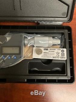 New Mitutoyo Digimatic Digital Outside Micrometer Ip65 0-1 293-349-30 Machinist