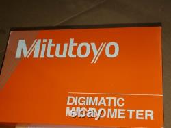 New Mitutoyo Digital Caliper Type Outside Inspection Micrometer 1-2 / 0.0005