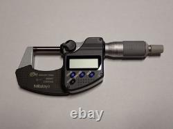 New open-box Mitutoyo Digital Micrometer 293-340-30 1/25.4mm IP65 Ratchet Stop