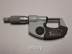 New open-box Mitutoyo Digital Micrometer 293-340-30 1/25.4mm IP65 Ratchet Stop