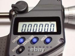 New open-box Mitutoyo Digital Micrometer 293-340-30 1/25.4mm IP65 Ratchet Stop