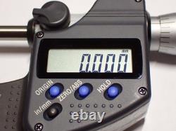 New open-box Mitutoyo Digital Micrometer 293-340-30 1/25.4mm IP65 Ratchet Stop