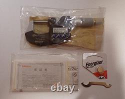 New open-box Mitutoyo Digital Micrometer 293-340-30 1/25.4mm IP65 Ratchet Stop