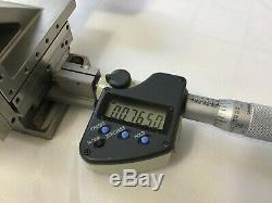 Newport 462-XYZ-LH-M Linear Translation Stage with 2 Mitutoyo Digital Micrometer