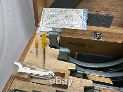 RARE MITUTOYO 0-6 Rolling Digital Micrometer Set, Carbide. 0001 No. 193-925