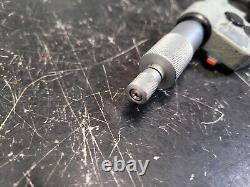 Read Mitutoyo Digital Thread Screw Micrometer 326-712-10 1-2 No Anvils #1