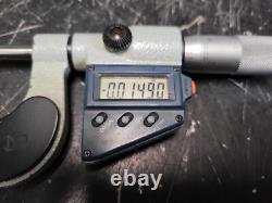 Read Mitutoyo Digital Thread Screw Micrometer 326-712-10 1-2 No Anvils #2