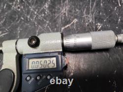 Read Mitutoyo Digital Thread Screw Micrometer 326-712-10 1-2 No Anvils #2