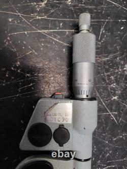 Read Mitutoyo Digital Thread Screw Micrometer 326-712-10 1-2 No Anvils #2