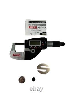 SPI 10-800-1 1 Max IP65 Carbide-Tipped Face Electronic Outside Micrometer