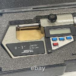 SPI 10-891-0 Outside Digital Micrometer With Case Made In Japan Japanese