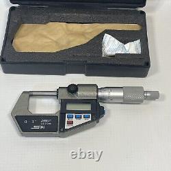 SPI 10-891-0 Outside Digital Micrometer With Case Made In Japan Japanese