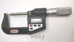 Starrett 0 To 1 Digital 60 Degree Point Micrometer In Very Good Condition