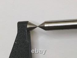 Starrett 0 To 1 Digital 60 Degree Point Micrometer In Very Good Condition