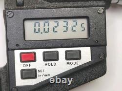 Starrett 0 To 1 Digital 60 Degree Point Micrometer In Very Good Condition